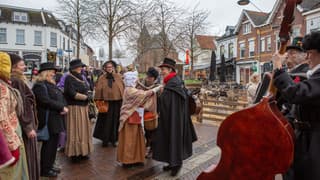 Prima weer voor Dickens in Geldermalsen vanmiddag
