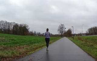 Een grijze dag (opname omstreeks 10:30).