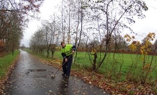 Een grijze dag (opname omstreeks 10:30).