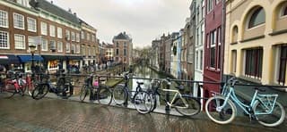 Grauwe dag vandaag in utrecht