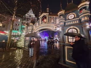 Een verregende kerstmarkt in Keulen