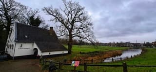 Grijs in Arnhem vanmiddag 