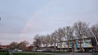Regenboog door opklaring