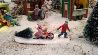 Wintersfeer maar niet van het weer