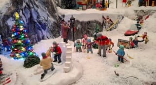 Wintersfeer maar niet van het weer