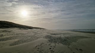 Zon en sluierwolken!