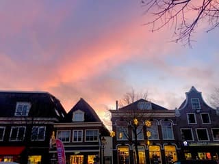 Toch nog een mooie zonsondergang