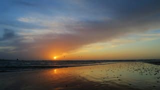 Zeven minuten voor zonsondergang