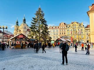 Strak blauw in Praag