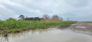Bewolking boven de provincie Groningen vanmiddag 
