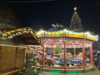 Weinachtsmarkt in de kerstsfeer in heinsberg