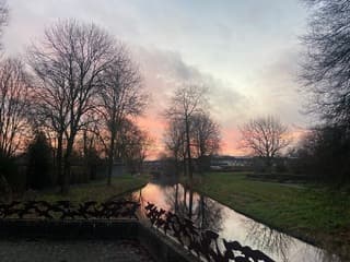 Vanochtend prachtig gekleurde luchten