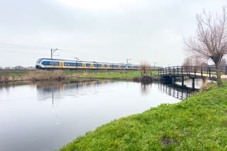 Een grijze en rustige middag. 