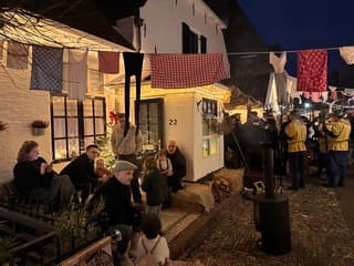 Gezellig in de avond.