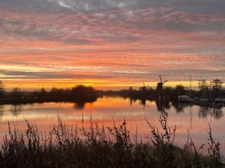 Prachtige zonsopkomst