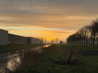 Zonsopgang in Zeewolde
