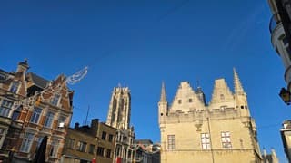Kerstmarktje in Mechelen en toen kwam de zon