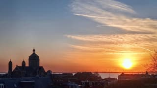 Zonsondergang Markermeer 