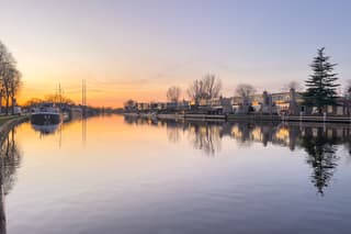 Prachtig en rustig einde van de dag. 