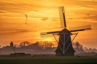 zonsondergang Hantum