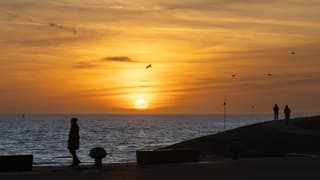Kleurrijke Zonsondergang Vlieland