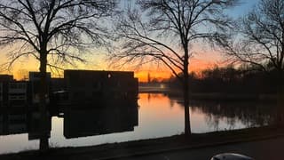 Zonsondergang Breda.