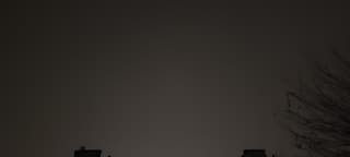 Bewolking om de vallendesterrenn te zien 