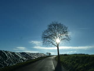zonnig/ wolkenluchten