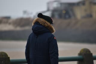 Dikke jas en muts aan te bevelen vandaag