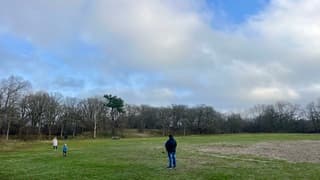 het klaart  steeds verder op aan de speelweide bij Meijendel. 