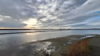 Geregeld komt de zon door de bewolking