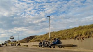 Zonnig, schapenwolkjes, aangenaam zacht winterweer