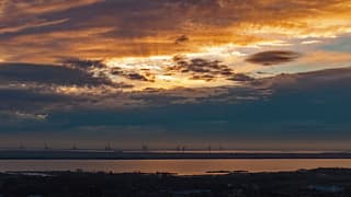 Zonsondergang in Zeeland