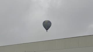 Ballonvaren op deze grijze dag 