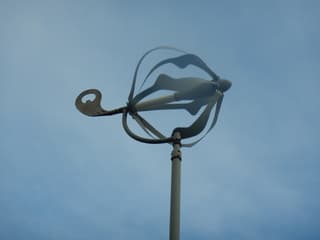 Er staat en stevige wind.