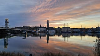 Zonsondergang  kampen