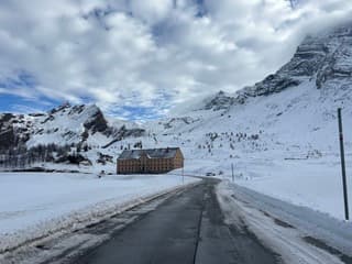 Winters op de Simplon