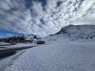 Sneeuw Simplonpas