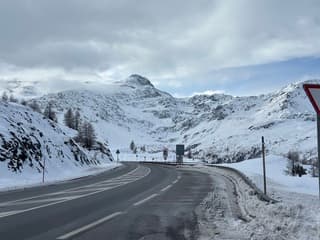 Sneeuw Simplonpas