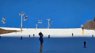 Lage zonnestand zon komr niet meer in het dal bij Hinterglemm