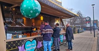 Goed weer voor een oliebol 