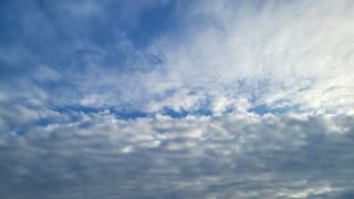 Het wolkendek sluit zich weer.