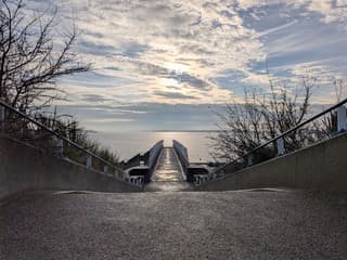 waterig zonnetje boven het Veersemeer