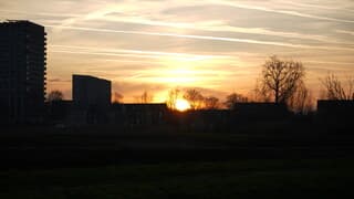 Vroege zonsondergang