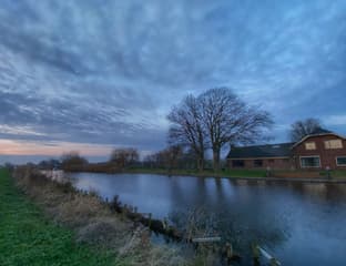 Weerfoto eerste winterdag Mijdrecht 16:25 