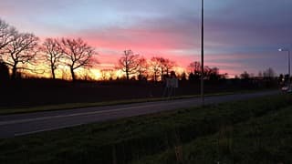 Prachtig ochtendrood