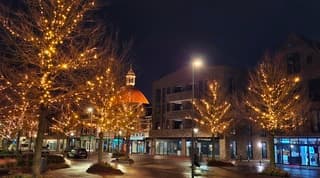 De avond valt in Beverwijk