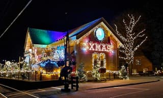 Stationnetje Arkel is uitbundig versierd