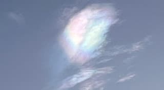 parelmoerwolken in Lapla.d ol eerste kerstdag