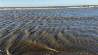 Oostenwind op de Noordzee 